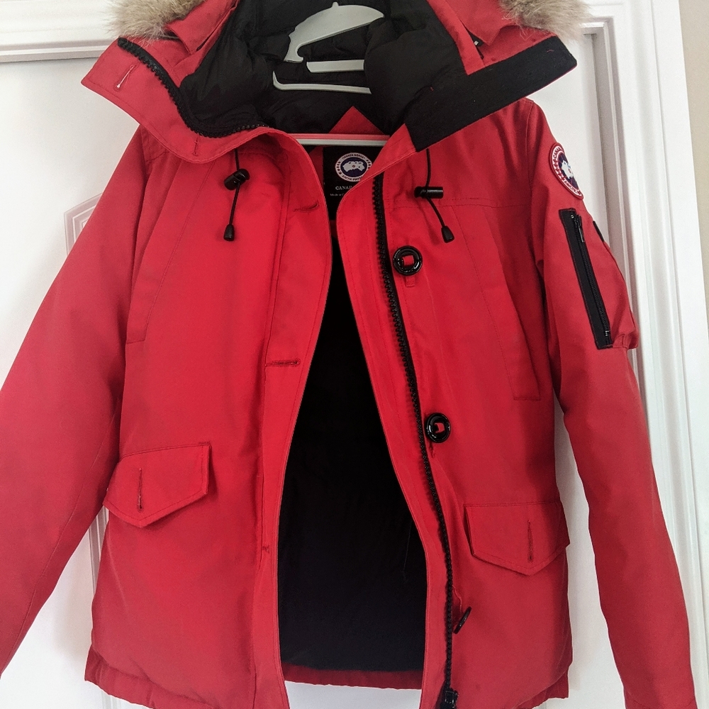 Canada Goose fur trimmed down coat